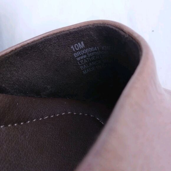 Born Haida Mary Jane Maryjane Pump Brown Leather Heels Size 10 M - Picture 12 of 13